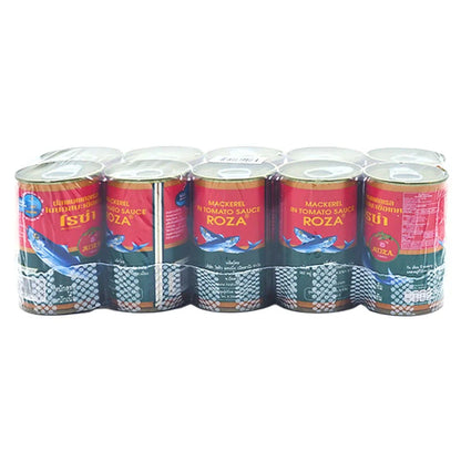 Roza Canned Mackerel In Tomato Sauce 155g x10