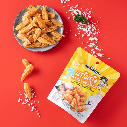Monori Crispy Shrimp Chin Sea Salt Flavor 22g x6 sachets
