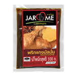 Jarome Massaman Curry Paste 100g jar showing the label and packaging for dry grocery use