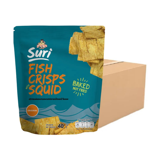 CHAOLAY Fish Crisps With Squid (original) 40g x12