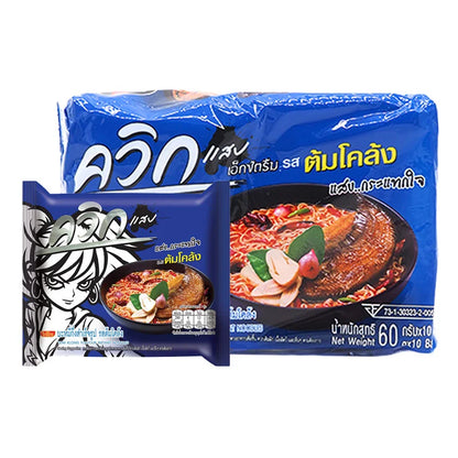 QUICK Instant Noodles Tom Klong 10 Pcs 60g