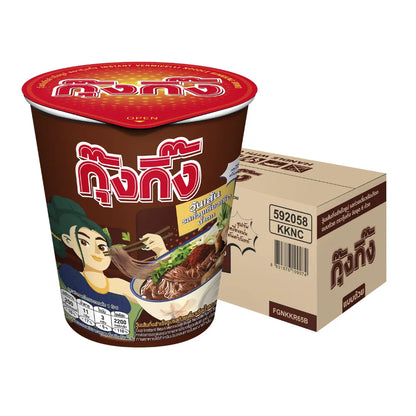 KUNGKING Instant Glass Noodles Thai Boat Noodle Flavor Cup 65g