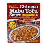 House Mabo Tofu Nikunashi Hot, a grocery image showing a spicy tofu and vegetable dish in a bowl.