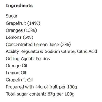 Sainsbury's Taste The Difference Three Fruits Marmalade