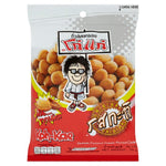 Koh-Kae Coconut Confectionery Snacks in a colorful package with coconut-flavored coated peanuts.