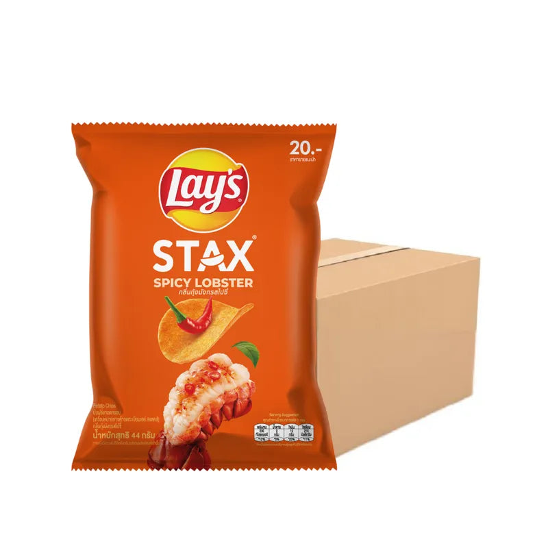 LAYS STAX SPICY LOBSTER 44g x48