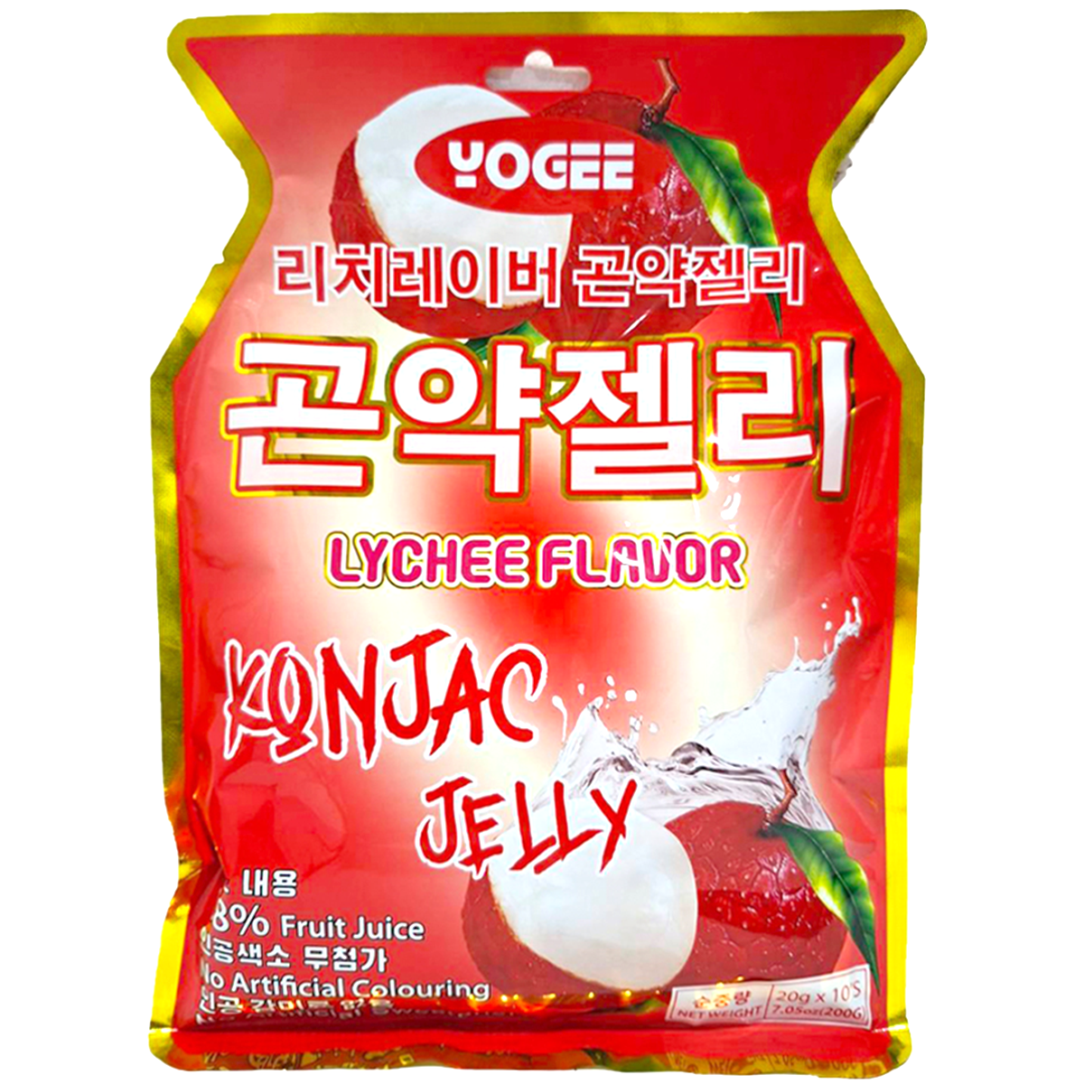 Yogee Lychee Flavour Konjac Jelly