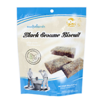 Kwongmeng Black Sesame Biscuit, confectionery snack with black sesame seeds and crispy texture, shown in the image.