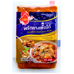 Kruaphakhin Southern Thai Curry Paste jar showing the label, used for authentic Thai cooking and flavorful curries.