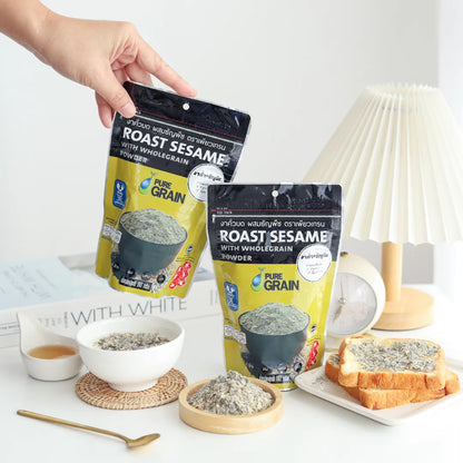 Pure Grain Ground Roasted Sesame Mixed With Grains Formula 80g