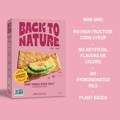 Back To Nature Flatbread Pink Himalayan Salt