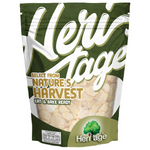 Heritage Dry Roast Blanched Almonds in a bowl, showcasing light-colored, sliced almonds ideal for snacking or baking.