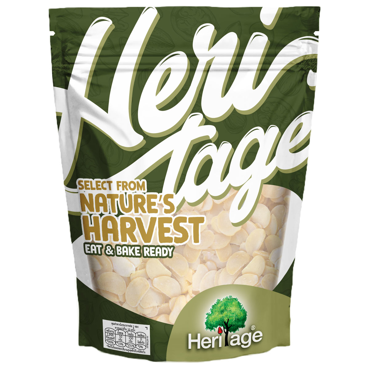 Heritage Dry Roast Blanchedslic Almond