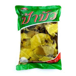 PA BUA chopped pickled mustard greens in an 800g package, dry grocery product with vibrant green chopped greens in a clear bag.