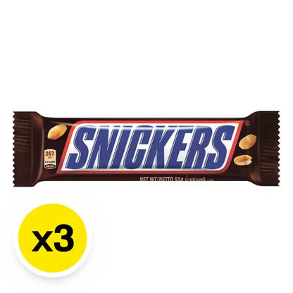 Snickers Chocolate 51g x3