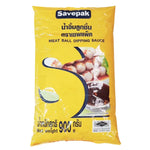 Jar of Savepak Meatball Sauce 900g for dry grocery, with label showing the product name and brand.