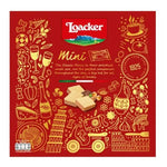 Loacker Italian gift box with 160g of assorted snack and confectionery treats, featuring colorful packaging and Italian branding.