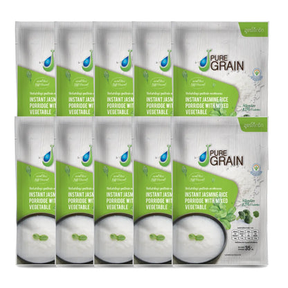 PURE GRAIN Instant Porridge Vegetable Porridge Recipe 35g