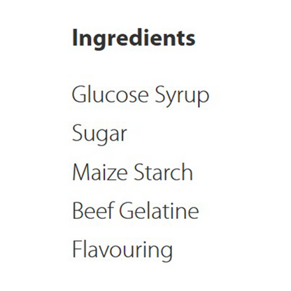 Sainsbury's Milk Bottle Sweets