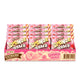 Grinny Sponge Bomb Snack in strawberry flavor, 15g pack, 12 pieces, colorful packaging with sponge-shaped candies.