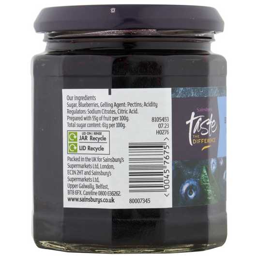 Sainsbury's Taste The Difference Blueberry Conserve