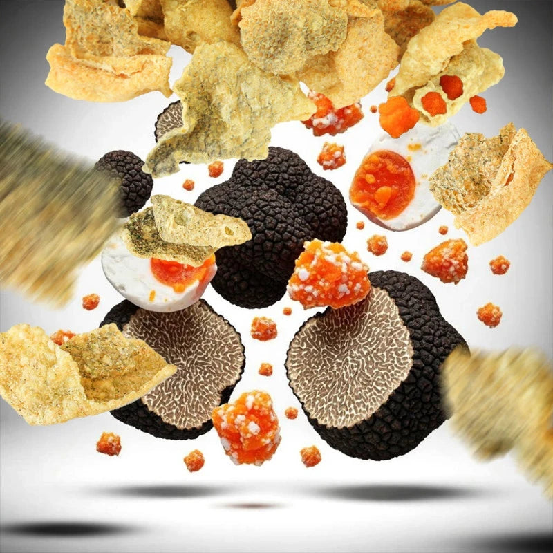 O-yua Crispy Salmon Skin Truffle Salted Egg Fla 35g