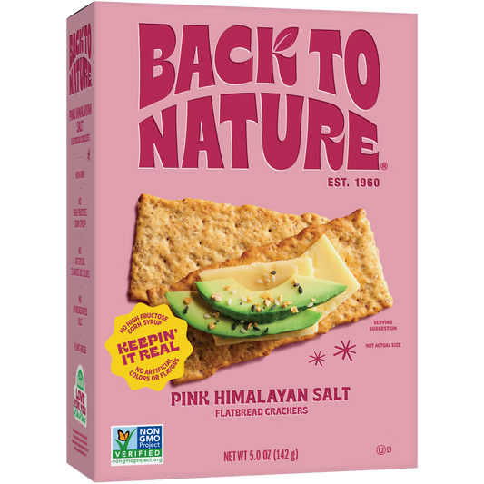 Back To Nature Flatbread Pink Himalayan Salt