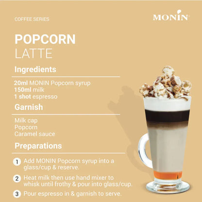 Monin Popcorn Syrup 700ml