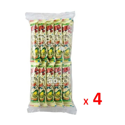 Yaokin Umaibo Corn Potage Snack With And Powder Packs x4