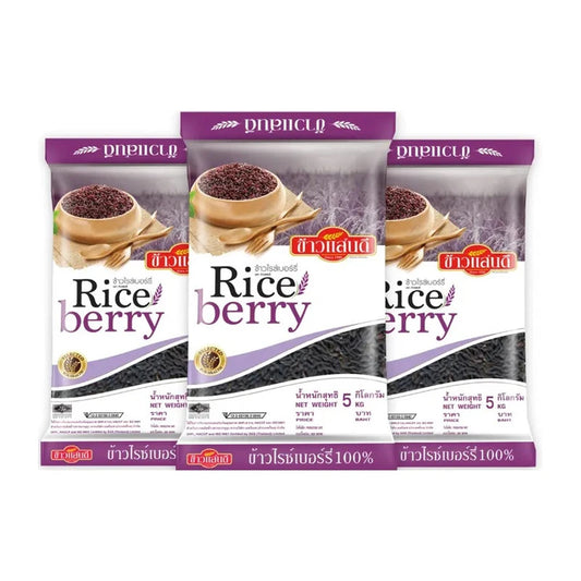Sandee Riceberry Rice 5kg x3