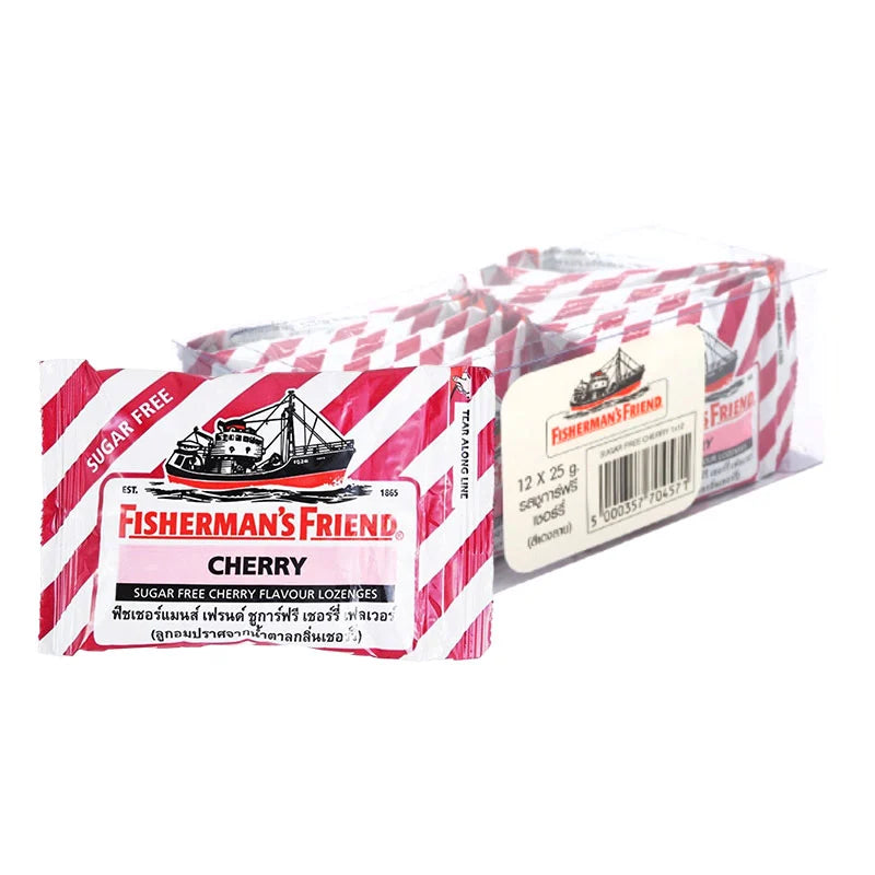 FISHERMAN'S FRIEND Sugar-free Cherry Lozenges X 12