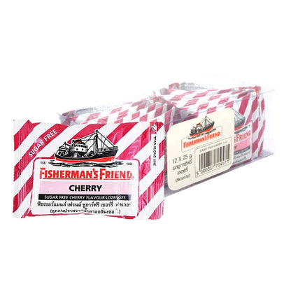 FISHERMAN'S FRIEND Sugar-free Cherry Lozenges X 12