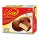 Bon Gold Pie Chocolate Pie with Marshmallow, 28g, showing a crispy snack filled with chocolate and topped with marshmallow.
