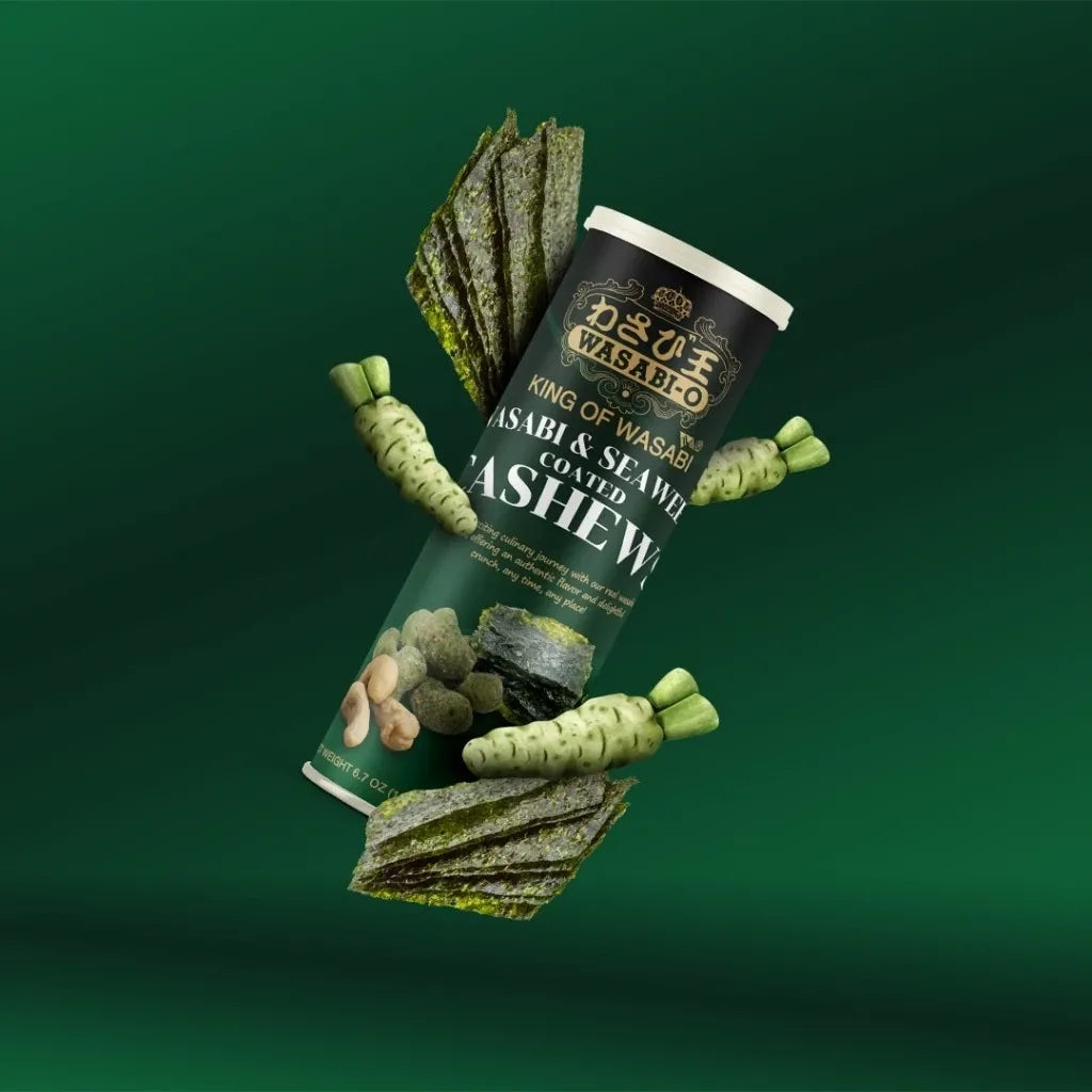 Wasabi-o Wasabi & Seaweed Coated Cashews