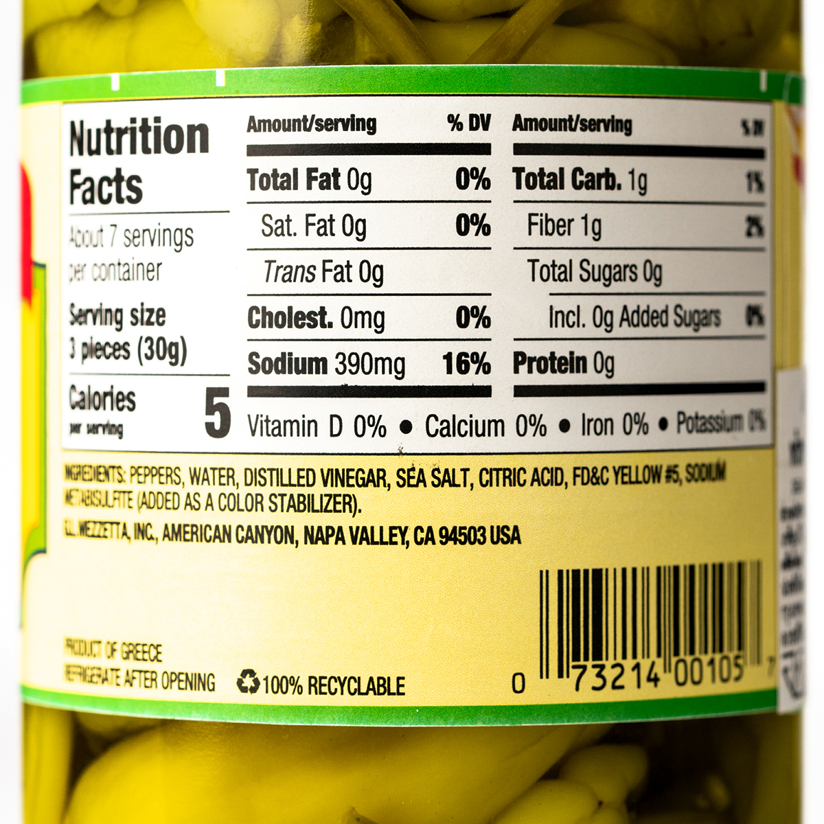 Mezzetta Golden Greek Peperoncini