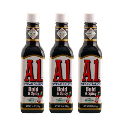 Kraft Heinz A 1 Steak Sauce With Tomato Puree 142g x3