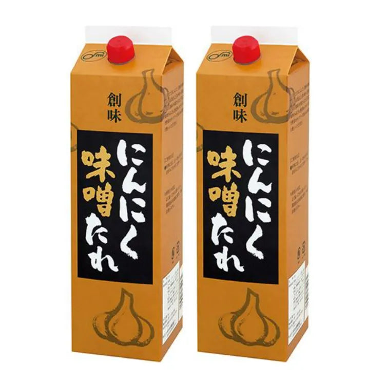 Somi Ninniku Miso Tare Garlic Sauce With Grated 2L x2