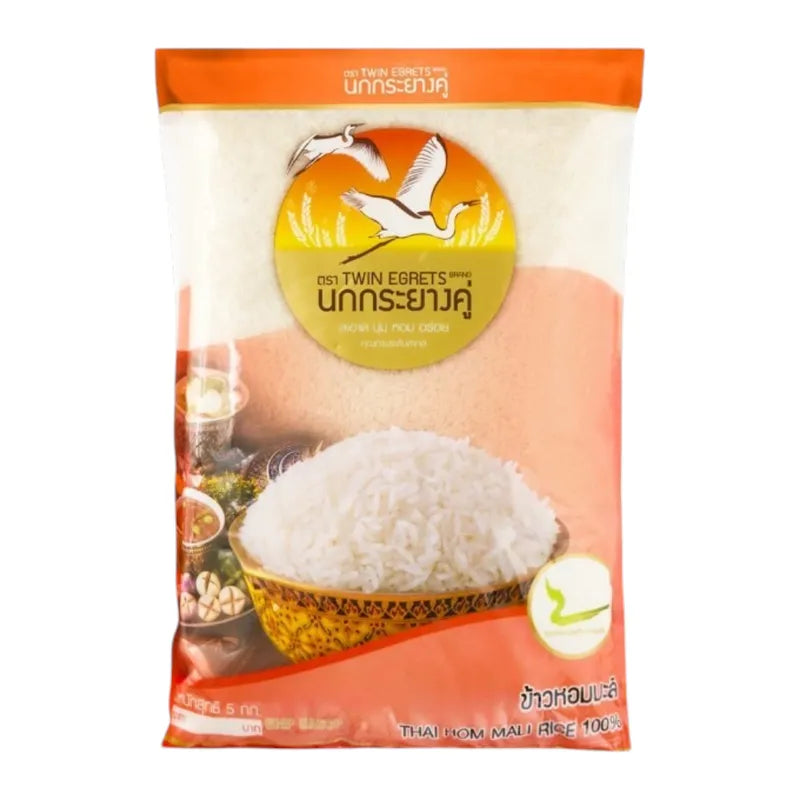 Nokkrayangkoo Double Egret 100% Authentic Jasmine Rice Yasothon