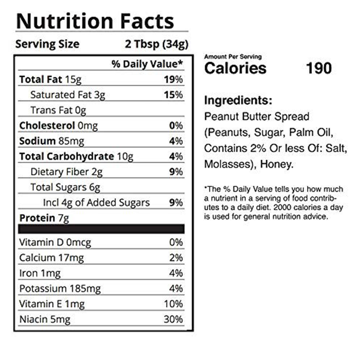 Jif Natural Creamy Peanut Butter Honey
