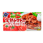 House Kanjuku Tomato Hayashi 184g dry grocery product with tomato-based seasoning in a clear packaging.