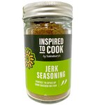 Sainsbury's Itc Jerk Seasoning in a jar, with vibrant spices and herbs for flavorful Caribbean cooking.