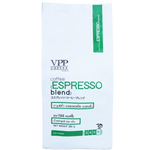 A cup of Vpp Coffee Espresso drink with a rich, dark coffee color in a clear glass, ready to enjoy.