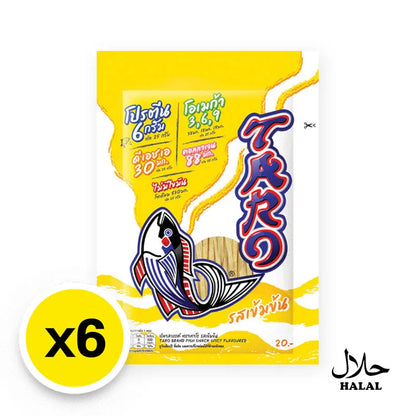 Taro Fish Snack Spicy Flavored 20g x6