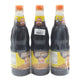 Golden Mountain Soy Sauce bottles, 600 ml each, with three bottles displayed, showcasing the classic packaging of the GOLDEN MOUNTAIN brand.