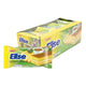 ELLSE Banana Layer Cake 15g, 24 pieces, close-up of individually wrapped banana-flavored layered cakes in packaging