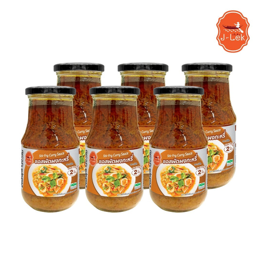 J-lek Curry Powder Stir-fry Sauce Bottles 520g