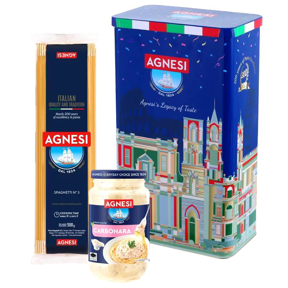 Agnesi Spaghetti Carbonara Set