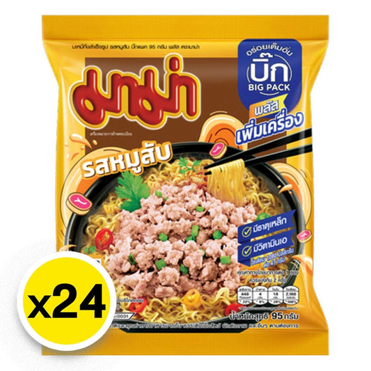 Mama Big Pack Instant Noodle Minced Pork 95g x24