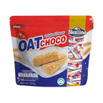 Nezline Oat Choco Original flavor snack confectionery with oats and chocolate in a close-up image.