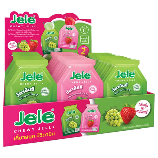 JELE Chewy Strawberry Grape 30 Pcs 18g